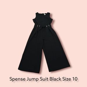 Sold Spense Wide Leg Jump Suit Black Size 10